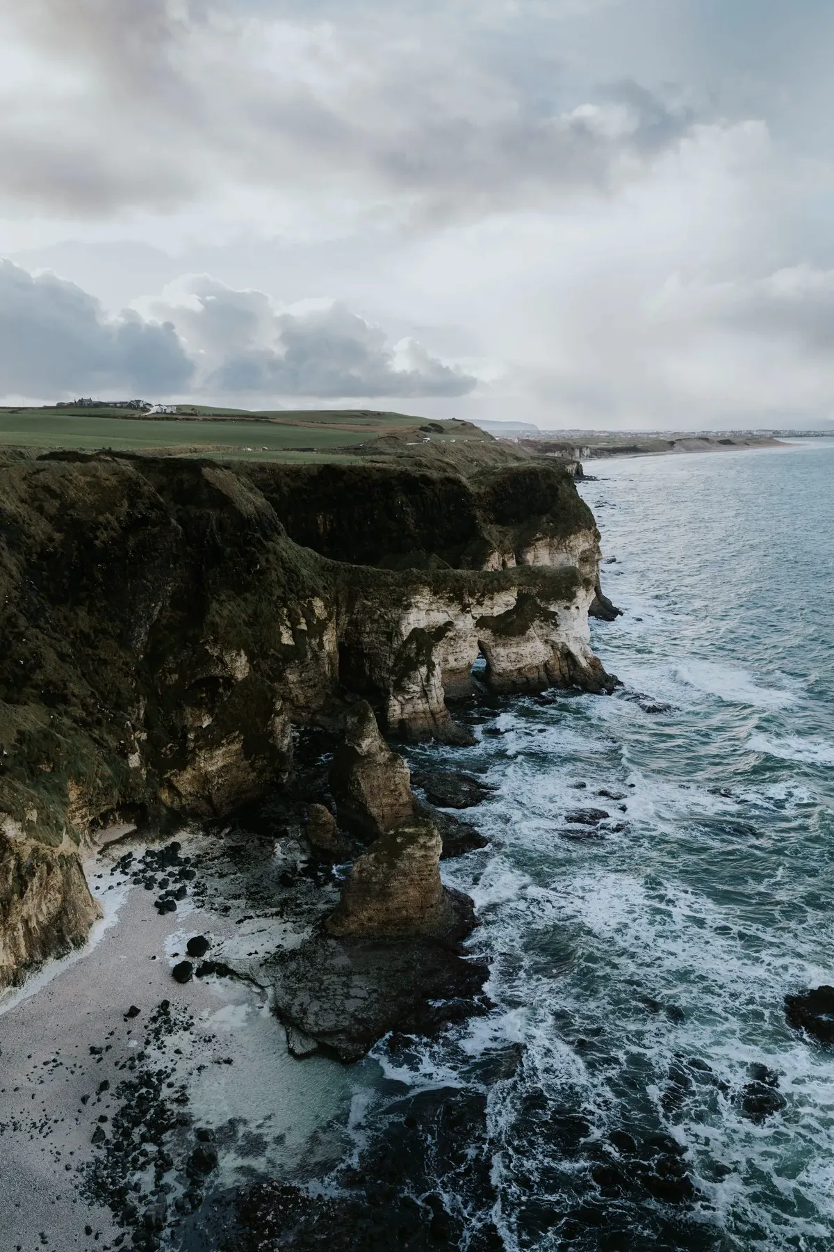 A cliff path along the North Coast.