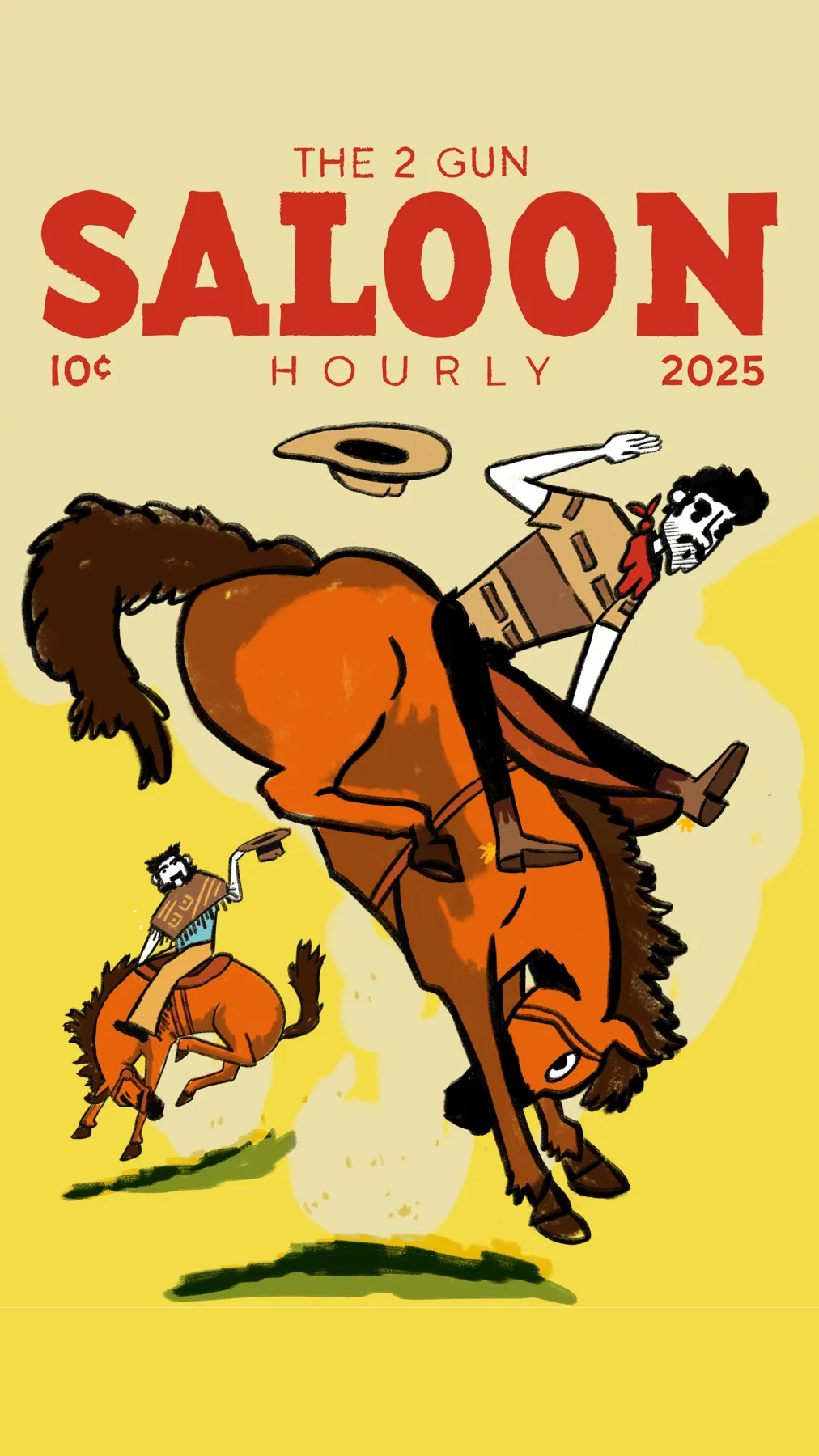 Another panel from The 2 Gun Saloon web comic.