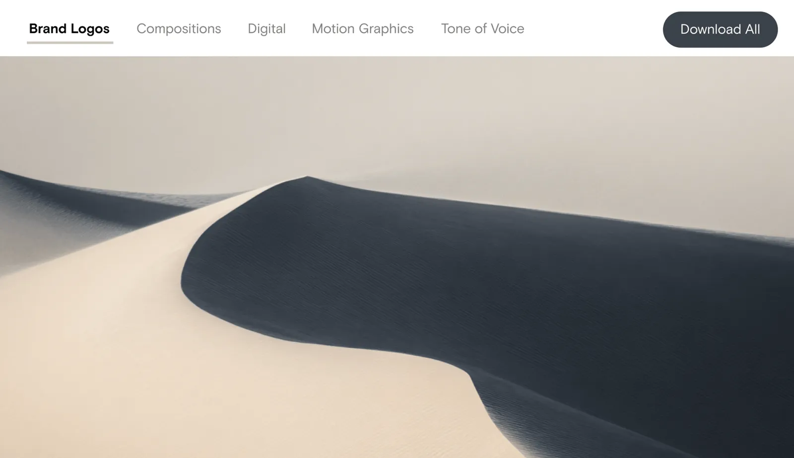 The Sticky nav with button template